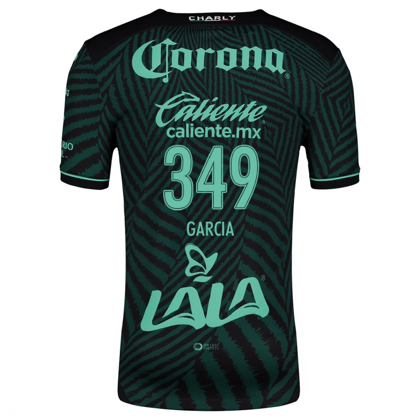 Niño Fútbol Camiseta Diego García #349 Verde Negro 2ª Equipación 2024/25