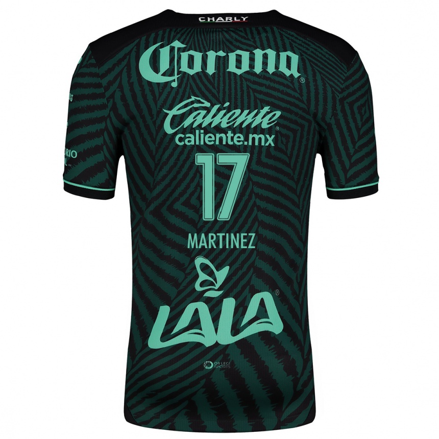 Niño Fútbol Camiseta Marianne Martínez #17 Verde Negro 2ª Equipación 2024/25