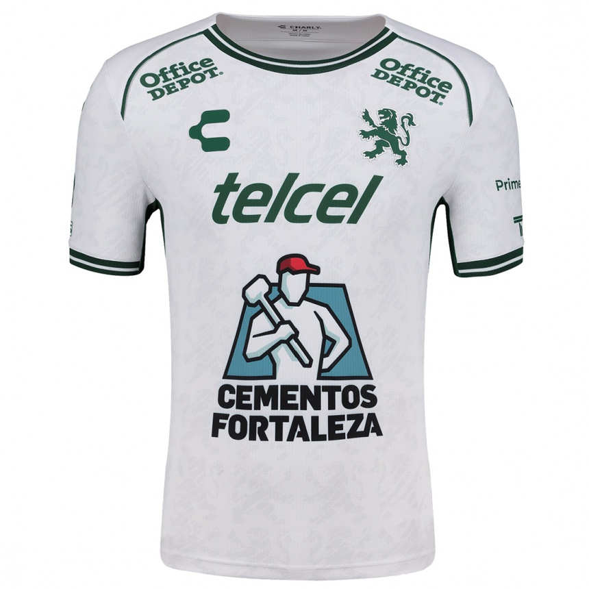 Niño Fútbol Camiseta Antonio Santillanes #0 Blanco Verde 2ª Equipación 2024/25