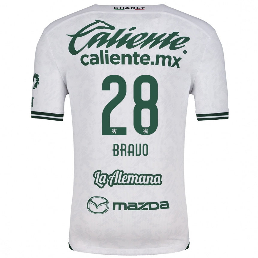 Niño Fútbol Camiseta Ruth Bravo #28 Blanco Verde 2ª Equipación 2024/25