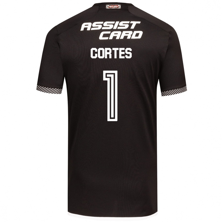 Niño Fútbol Camiseta Brayan Cortés #1 Blanco Negro 2ª Equipación 2024/25