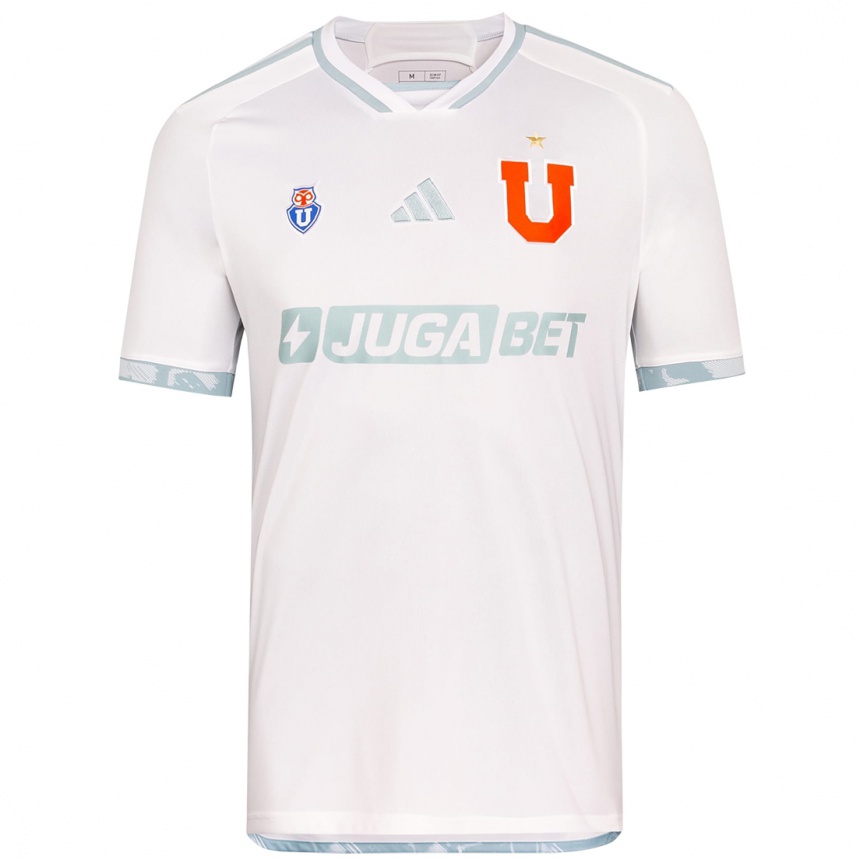 Niño Fútbol Camiseta Ignacio Parada #0 Gris Blanco 2ª Equipación 2024/25