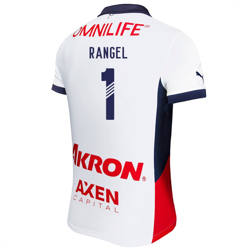 Niño Fútbol Camiseta José Rangel #1 Blanco Rojo Azul 2ª Equipación 2024/25