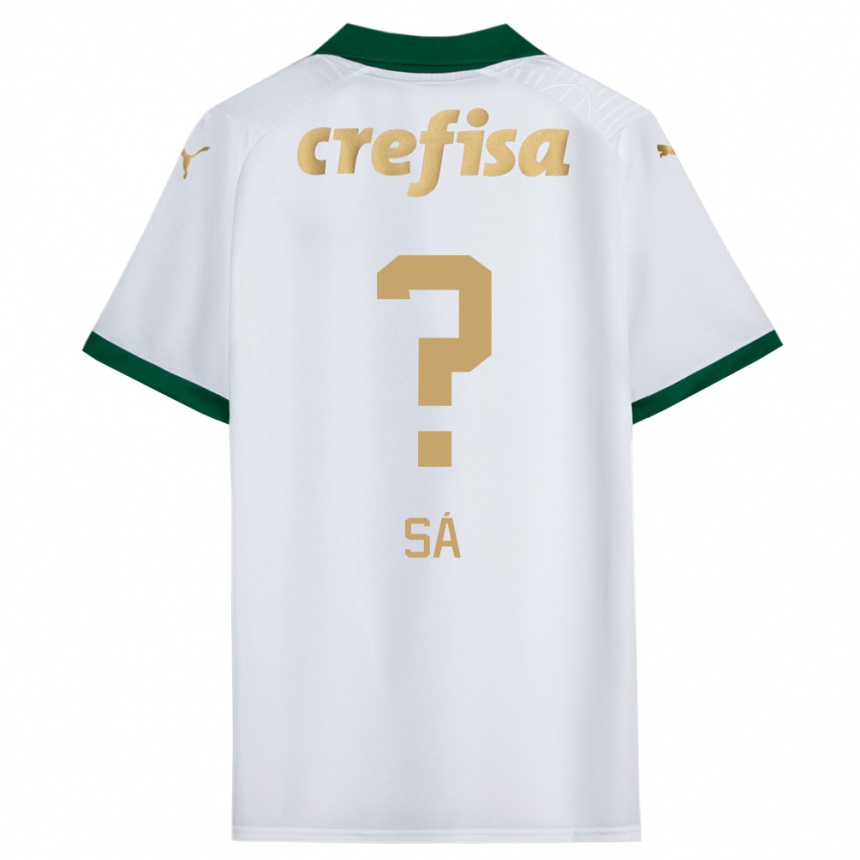 Niño Fútbol Camiseta Luiz Sá #0 Blanco Verde 2ª Equipación 2024/25