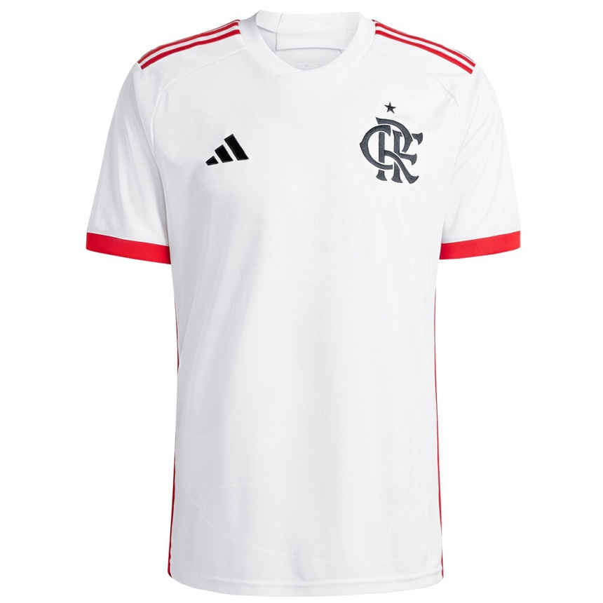 Niño Fútbol Camiseta Carbone #0 Blanco Rojo 2ª Equipación 2024/25