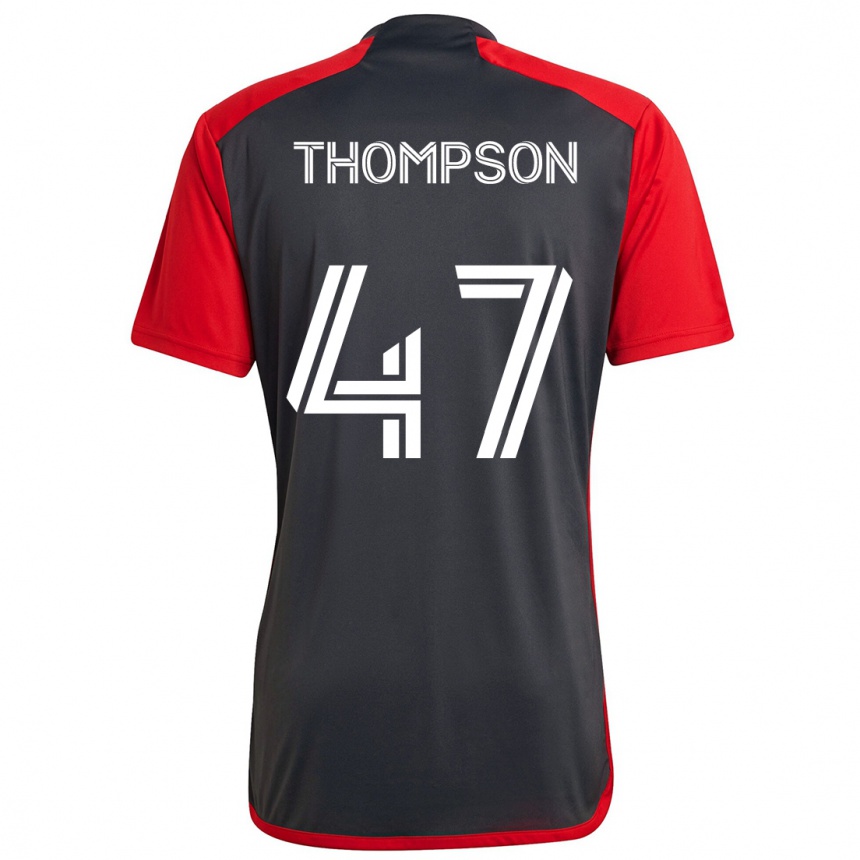 Hombre Fútbol Camiseta Kosi Thompson #47 Rojo Grayn 1ª Equipación 2024/25