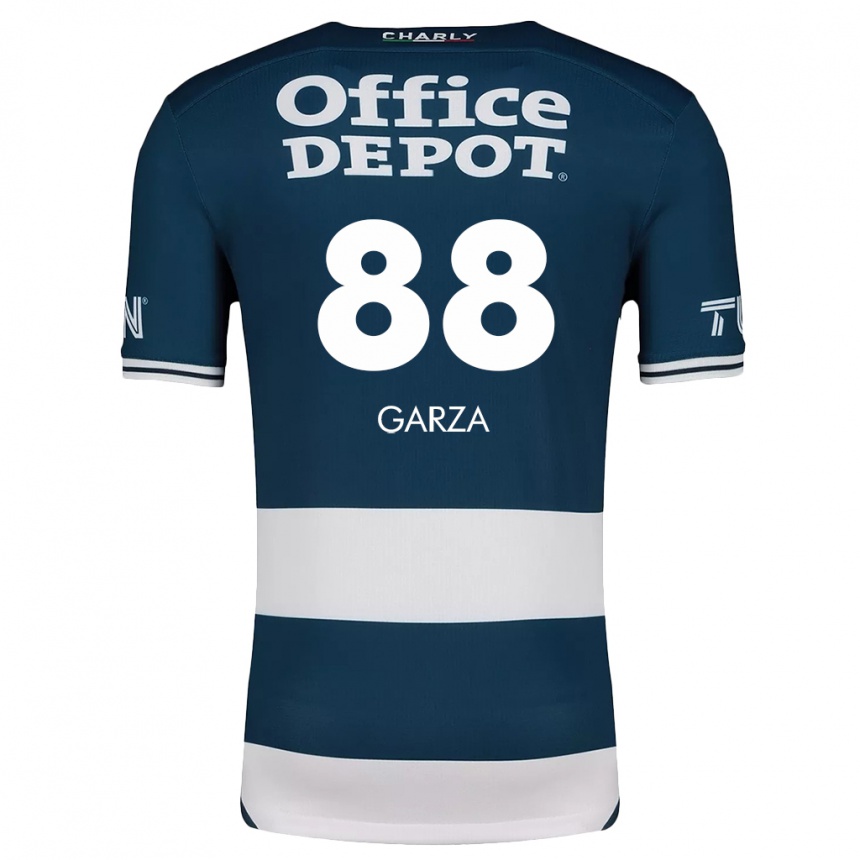 Hombre Fútbol Camiseta Adrián Garza #88 Azul Blanco 1ª Equipación 2024/25