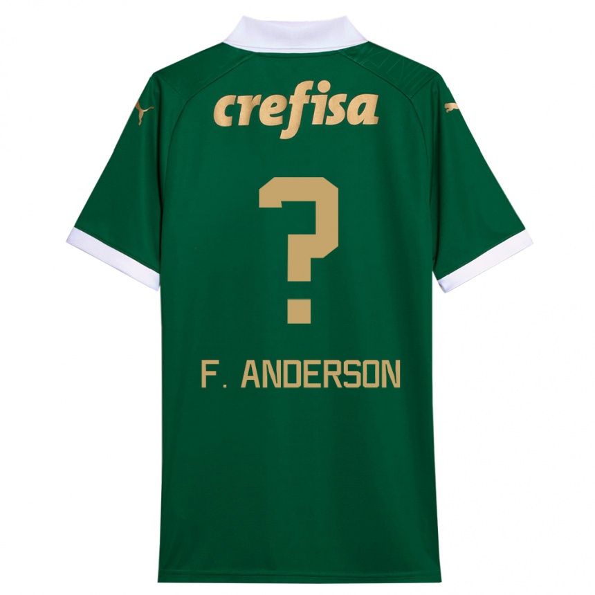 Hombre Fútbol Camiseta Felipe Anderson #0 Verde Blanco 1ª Equipación 2024/25