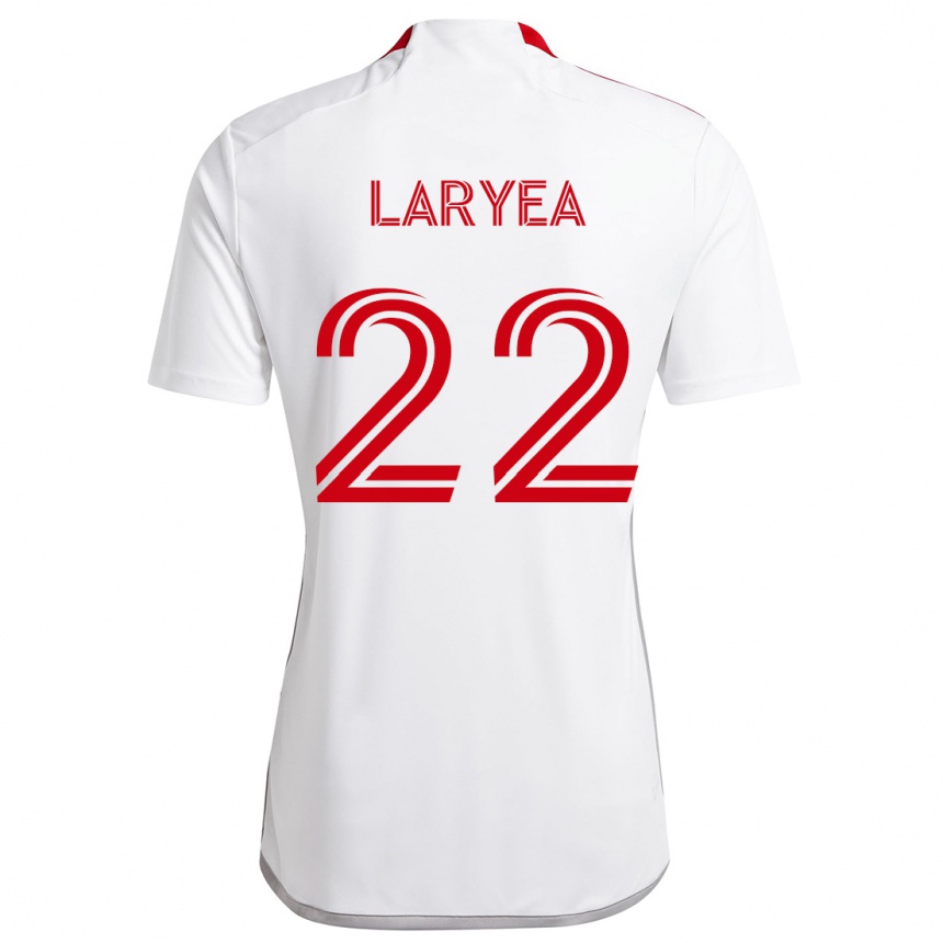 Hombre Fútbol Camiseta Richie Laryea #22 Blanco Rojo 2ª Equipación 2024/25