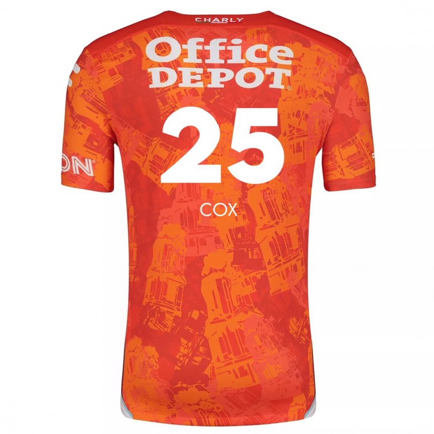 Hombre Fútbol Camiseta Marta Cox #25 Naranja Blanco 2ª Equipación 2024/25