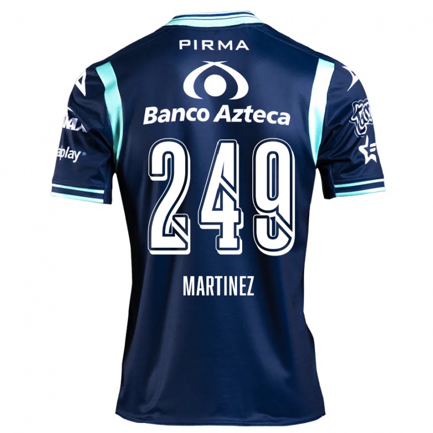 Hombre Fútbol Camiseta Juan Martínez #249 Azul Marino 2ª Equipación 2024/25