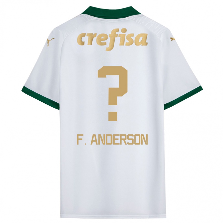 Hombre Fútbol Camiseta Felipe Anderson #0 Blanco Verde 2ª Equipación 2024/25