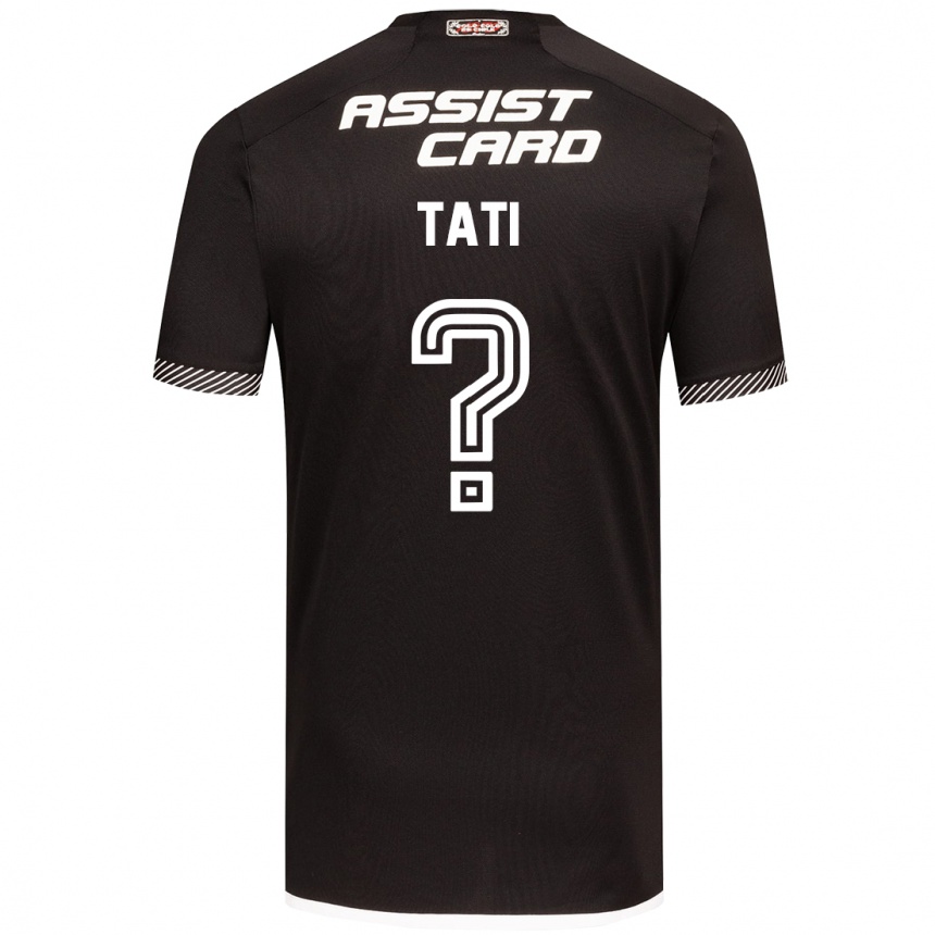 Mujer Fútbol Camiseta David Tati #0 Blanco Negro 2ª Equipación 2024/25