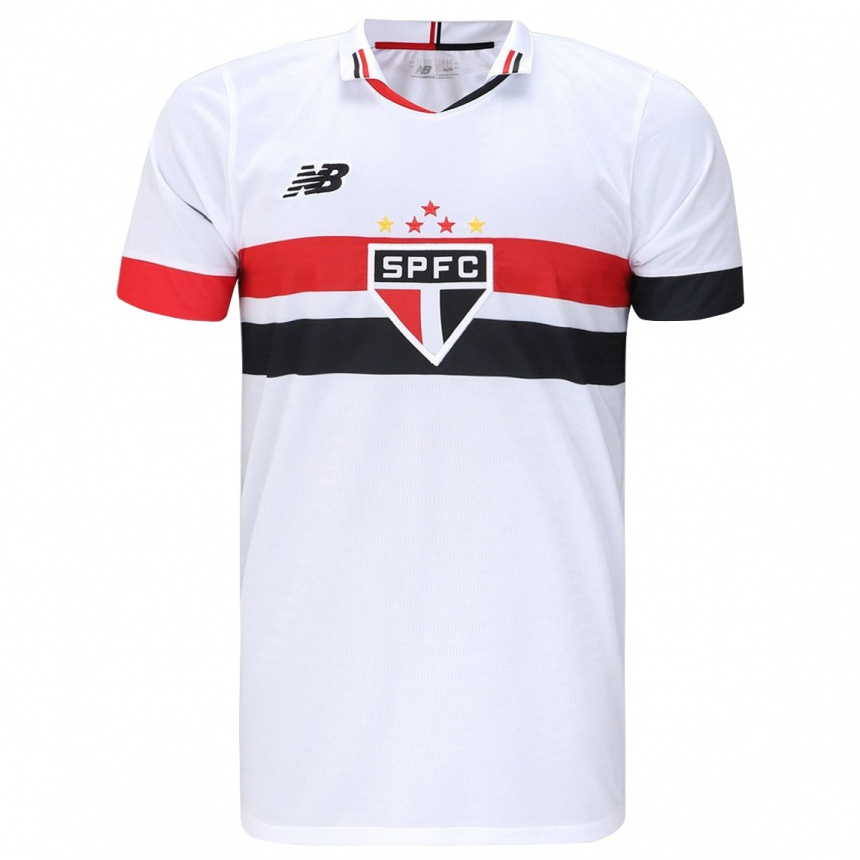 Niño Fútbol Camiseta Lucas Loss #0 Blanco Rojo Negro 1ª Equipación 2024/25