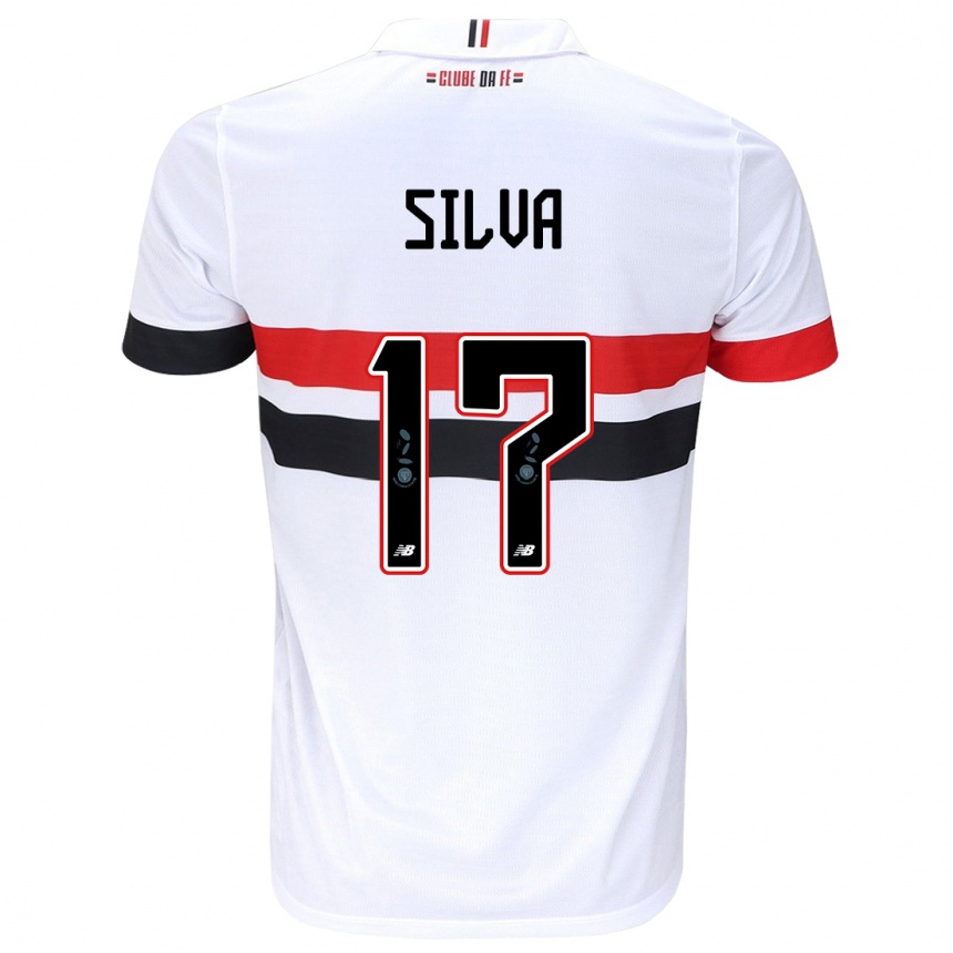 Niño Fútbol Camiseta André Silva #17 Blanco Rojo Negro 1ª Equipación 2024/25