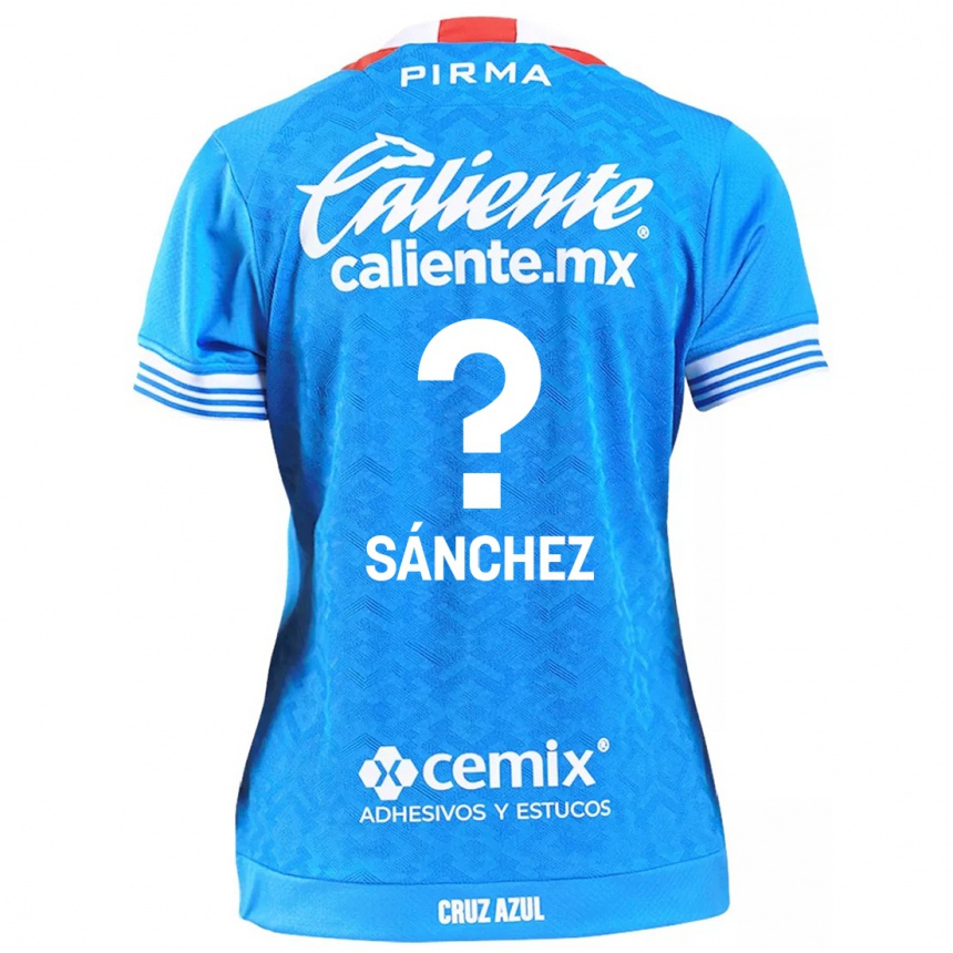 Niño Fútbol Camiseta Jorge Sánchez #0 Cielo Azul 1ª Equipación 2024/25