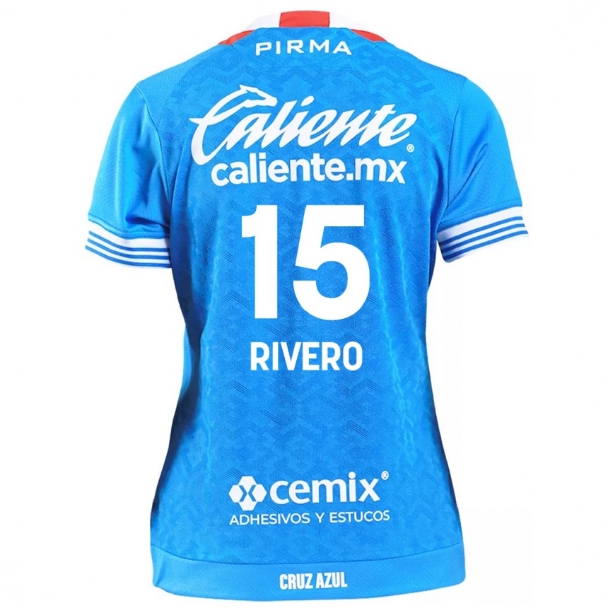 Niño Fútbol Camiseta Ignacio Rivero #15 Cielo Azul 1ª Equipación 2024/25