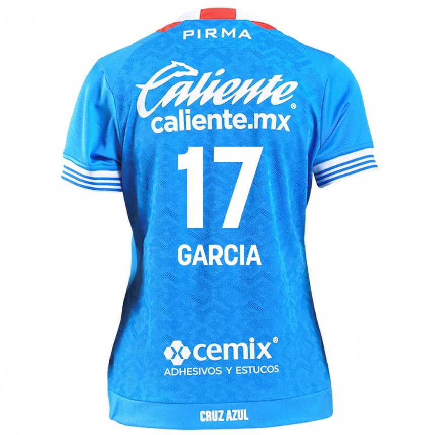 Niño Fútbol Camiseta Amaury Garcia #17 Cielo Azul 1ª Equipación 2024/25