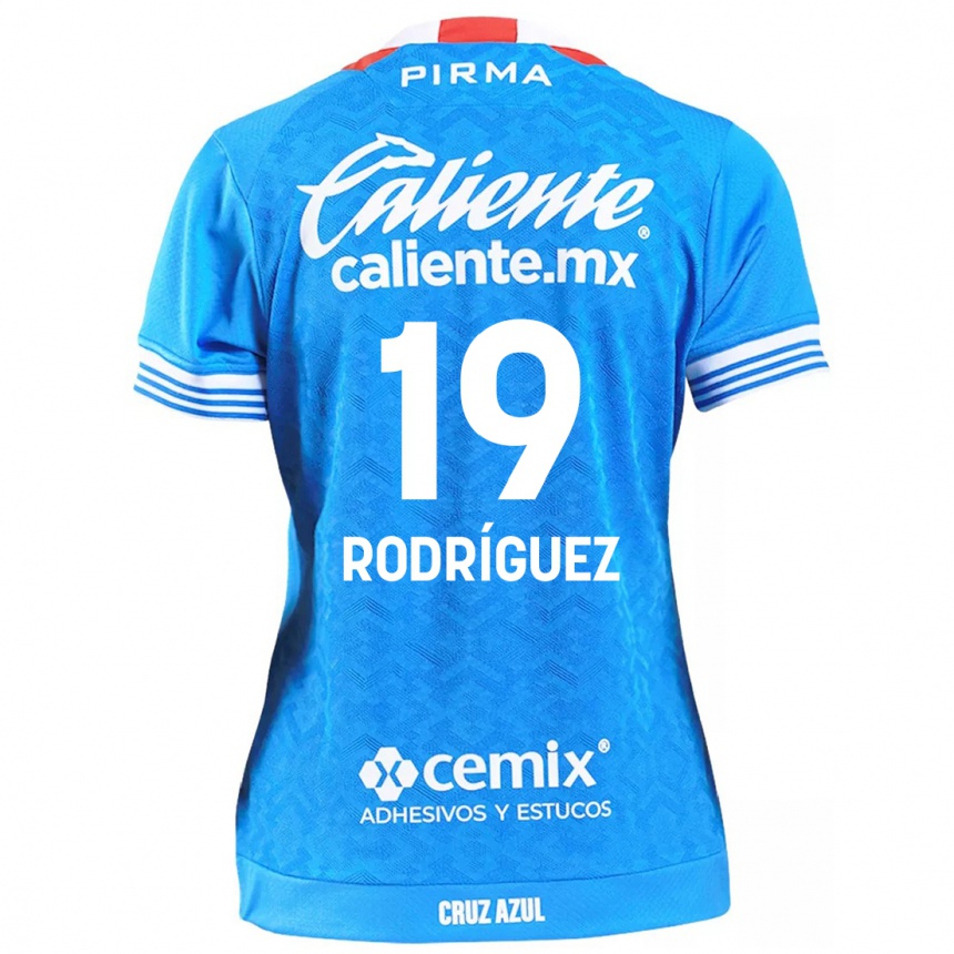 Niño Fútbol Camiseta Carlos Rodríguez #19 Cielo Azul 1ª Equipación 2024/25