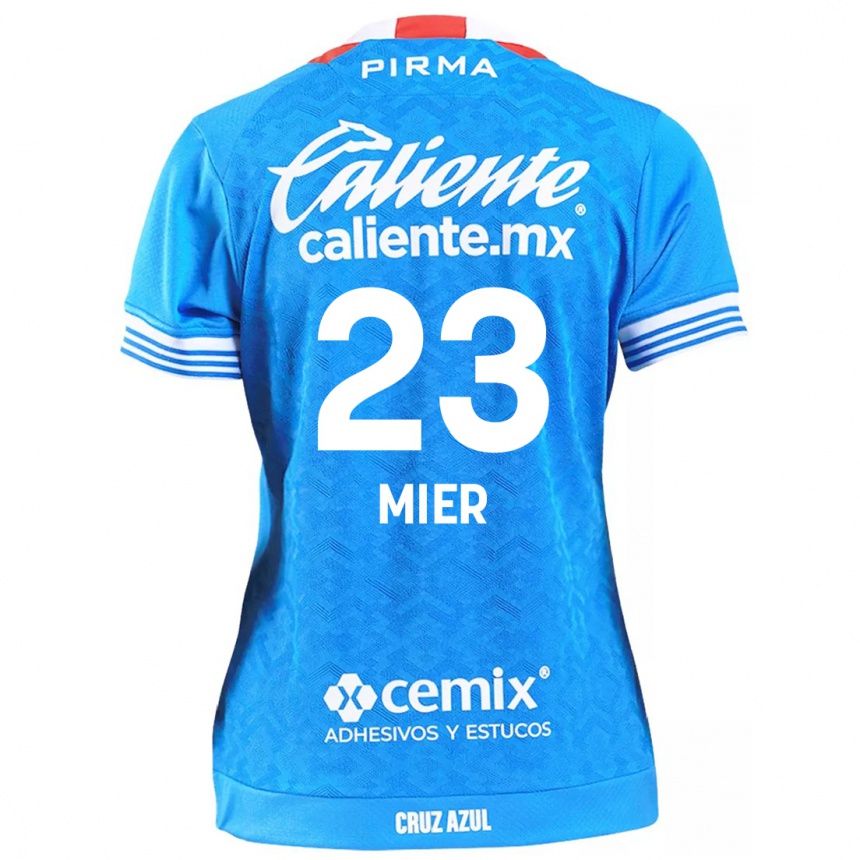 Niño Fútbol Camiseta Kevin Mier #23 Cielo Azul 1ª Equipación 2024/25