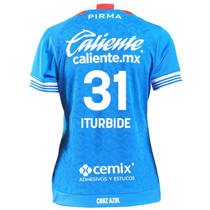 Niño Fútbol Camiseta Luis Iturbide #31 Cielo Azul 1ª Equipación 2024/25