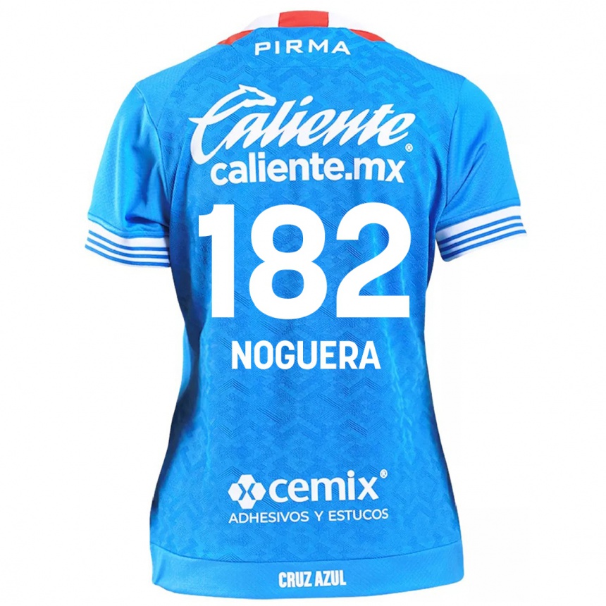 Niño Fútbol Camiseta Heldrich Noguera #182 Cielo Azul 1ª Equipación 2024/25