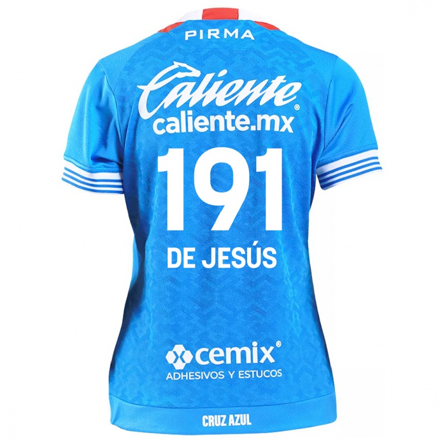 Niño Fútbol Camiseta Luis De Jesús #191 Cielo Azul 1ª Equipación 2024/25