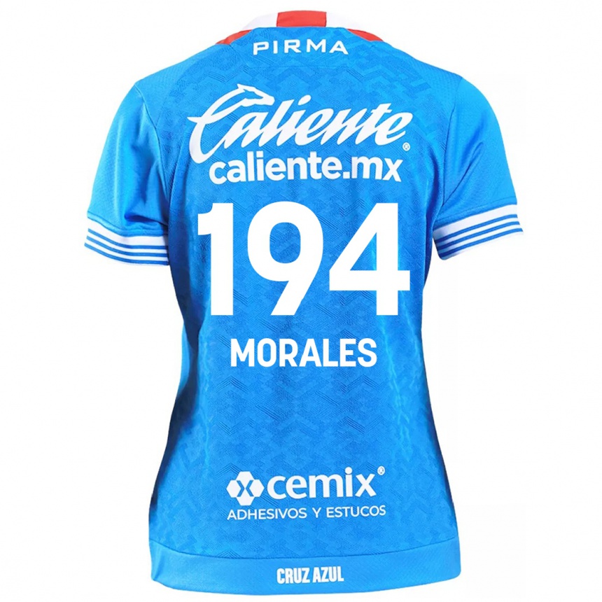 Niño Fútbol Camiseta Amaury Morales #194 Cielo Azul 1ª Equipación 2024/25