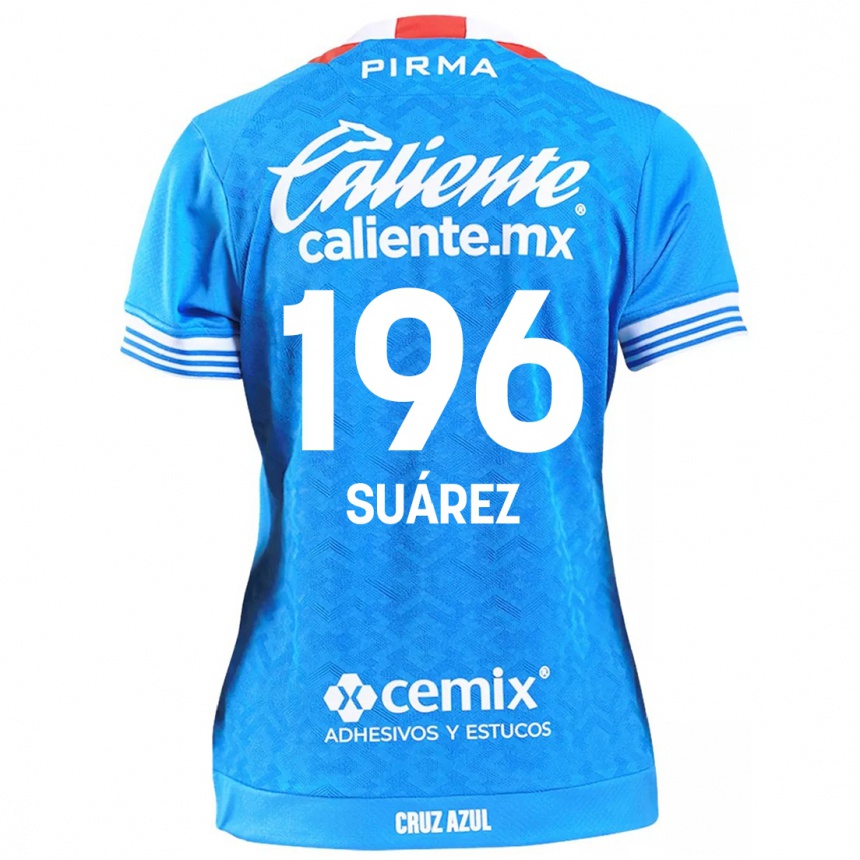 Niño Fútbol Camiseta Javier Suárez #196 Cielo Azul 1ª Equipación 2024/25