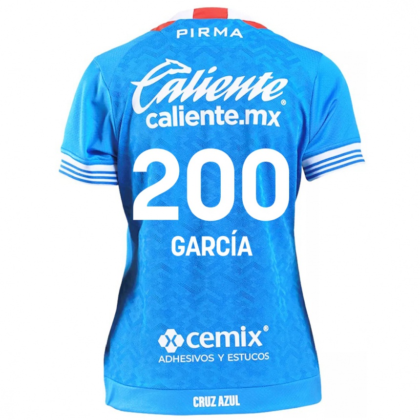 Niño Fútbol Camiseta Jorge García #200 Cielo Azul 1ª Equipación 2024/25