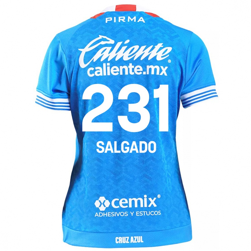 Niño Fútbol Camiseta Bruno Salgado #231 Cielo Azul 1ª Equipación 2024/25