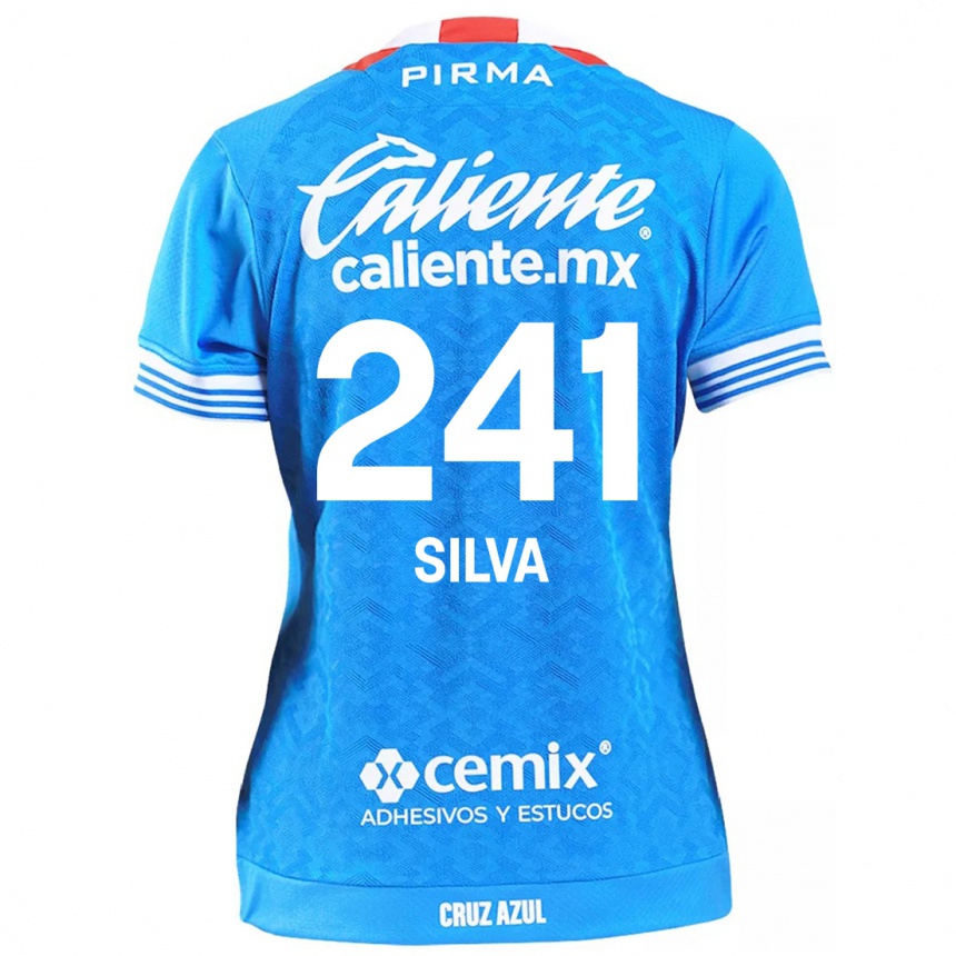 Niño Fútbol Camiseta Iván Silva #241 Cielo Azul 1ª Equipación 2024/25