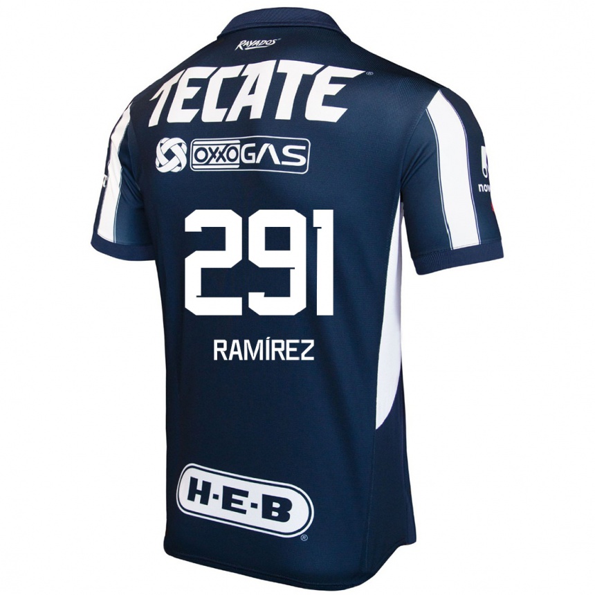 Niño Fútbol Camiseta Fabián Ramírez #291 Azul Rojo Blanco 1ª Equipación 2024/25