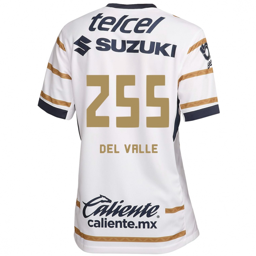 Niño Fútbol Camiseta Yonathan Del Valle #255 Obsidiana Blanca 1ª Equipación 2024/25