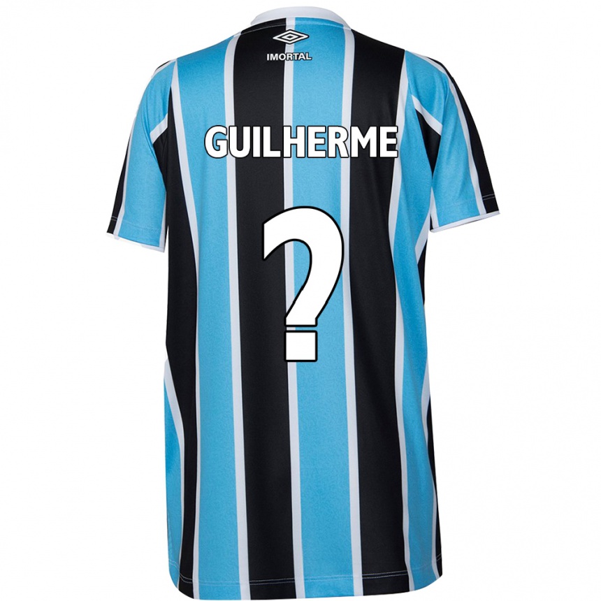 Niño Fútbol Camiseta Zé Guilherme #0 Azul Negro Blanco 1ª Equipación 2024/25