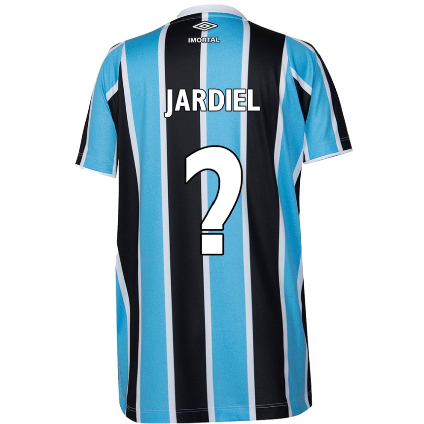 Niño Fútbol Camiseta Jardiel #0 Azul Negro Blanco 1ª Equipación 2024/25