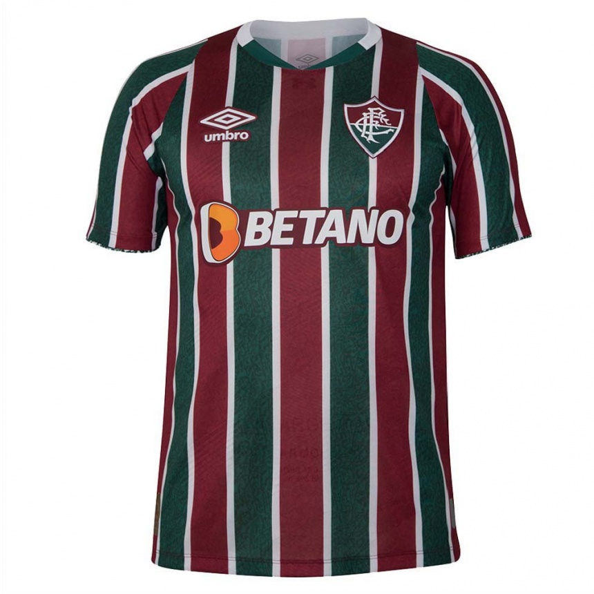 Niño Fútbol Camiseta Thiago Silva #6 Verde Granate Blanco 1ª Equipación 2024/25