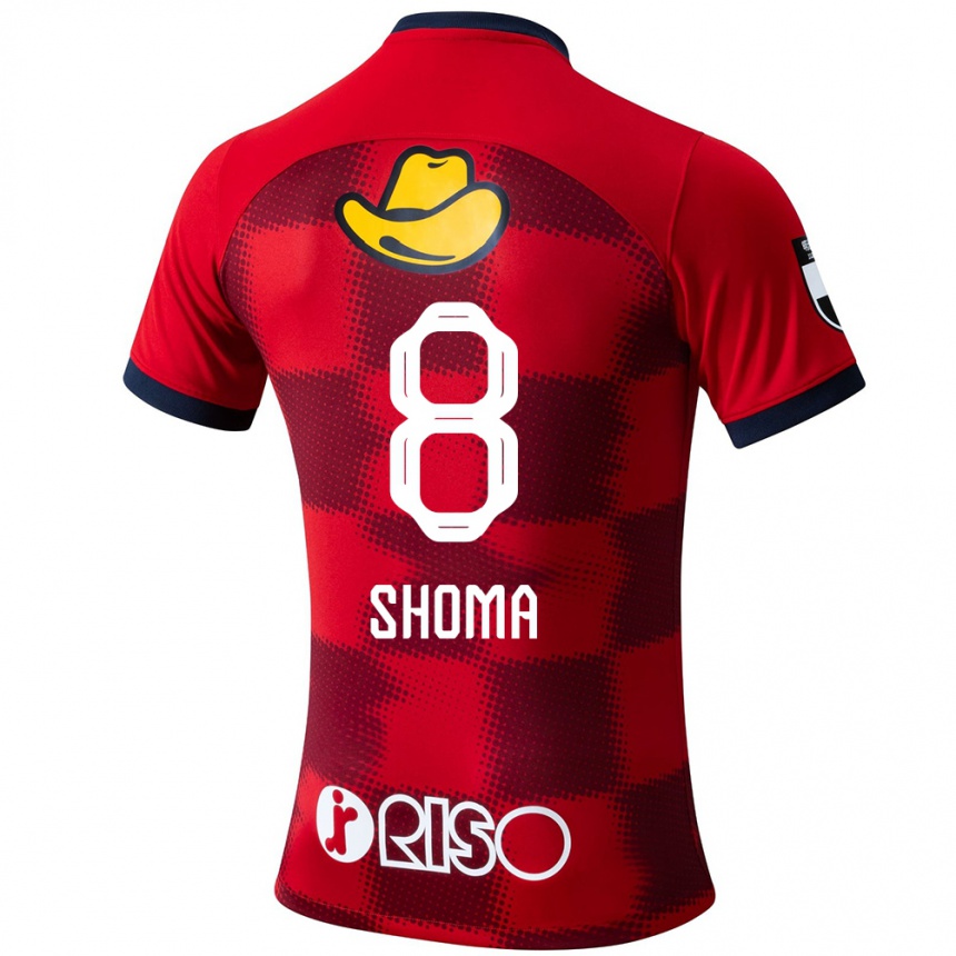 Niño Fútbol Camiseta Shoma Doi #8 Rojo Azul Blanco 1ª Equipación 2024/25