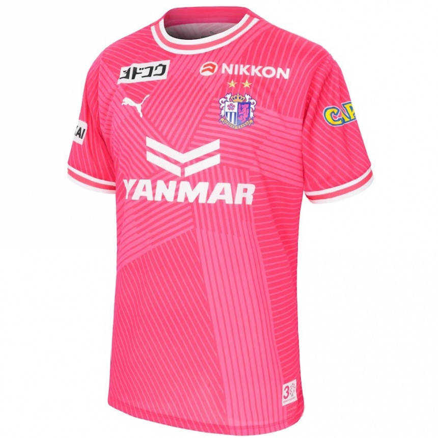 Niño Fútbol Camiseta Hinata Kida #5 Rosa Blanco 1ª Equipación 2024/25