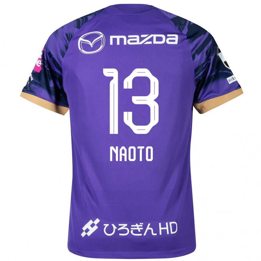 Niño Fútbol Camiseta Naoto Arai #13 Púrpura Blanco 1ª Equipación 2024/25