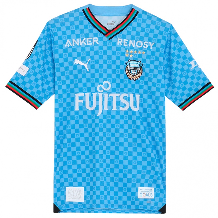 Niño Fútbol Camiseta Luka Hiroto Stemper #27 Azul Celeste 1ª Equipación 2024/25