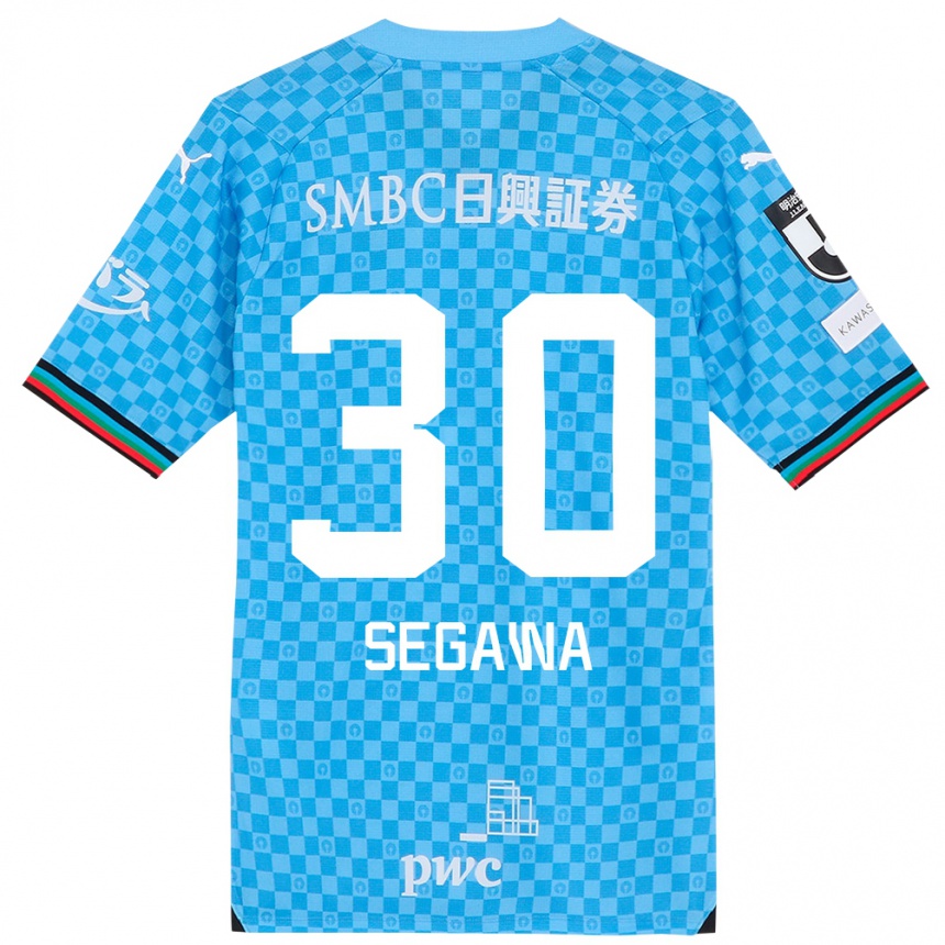 Niño Fútbol Camiseta Yusuke Segawa #30 Azul Celeste 1ª Equipación 2024/25