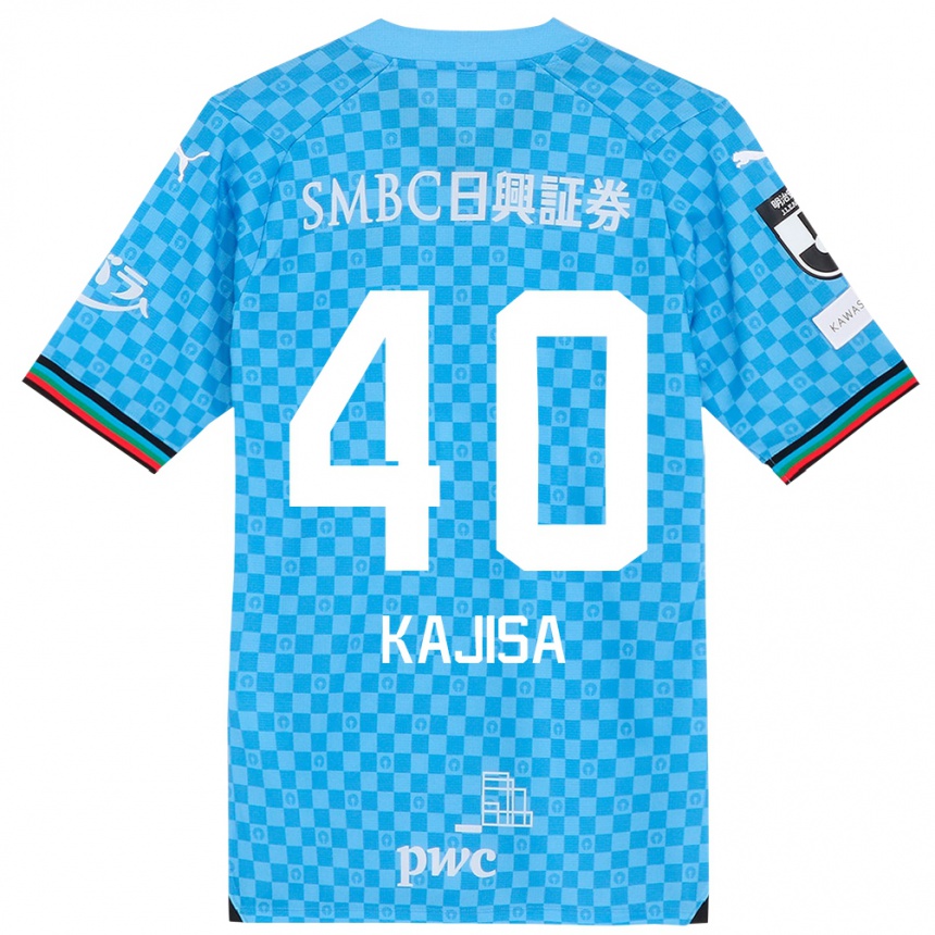 Niño Fútbol Camiseta Umi Kajisa #40 Azul Celeste 1ª Equipación 2024/25