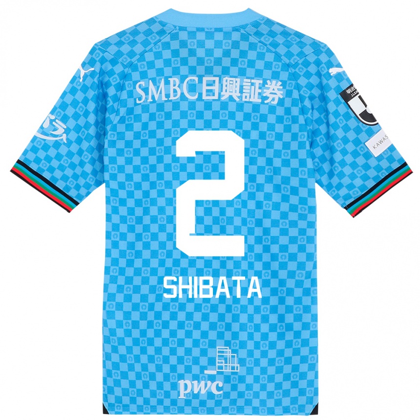 Niño Fútbol Camiseta Shotaro Shibata #2 Azul Celeste 1ª Equipación 2024/25