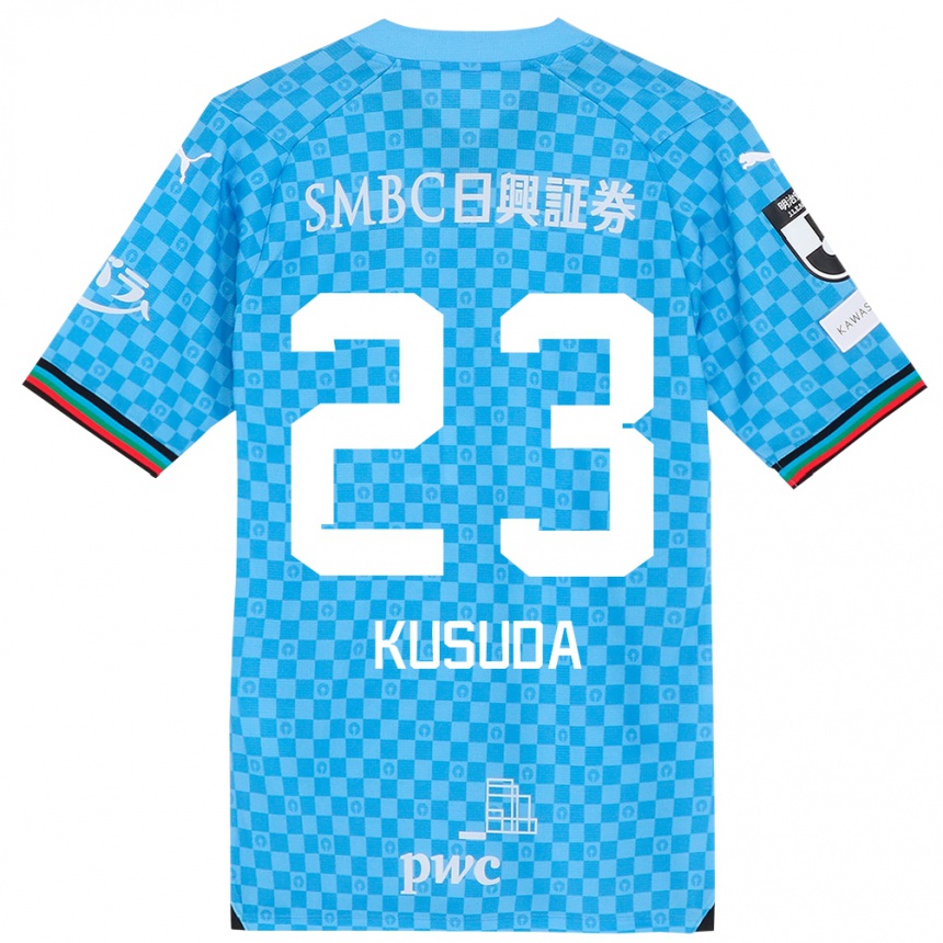 Niño Fútbol Camiseta Haruki Kusuda #23 Azul Celeste 1ª Equipación 2024/25