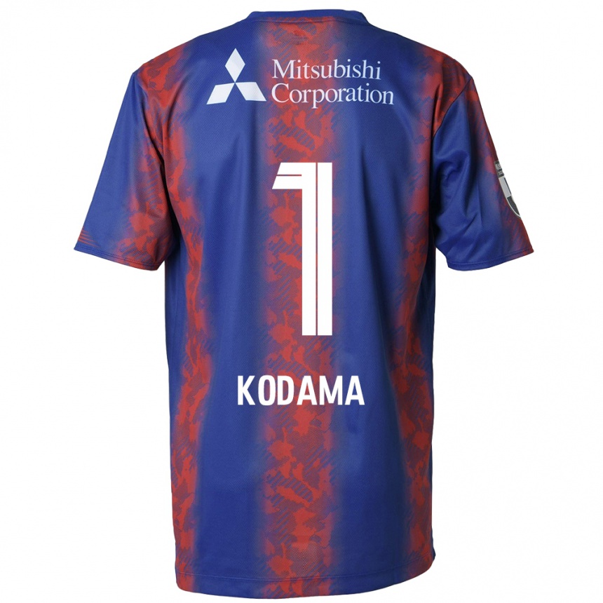 Niño Fútbol Camiseta Tsuyoshi Kodama #1 Azul Rojo 1ª Equipación 2024/25