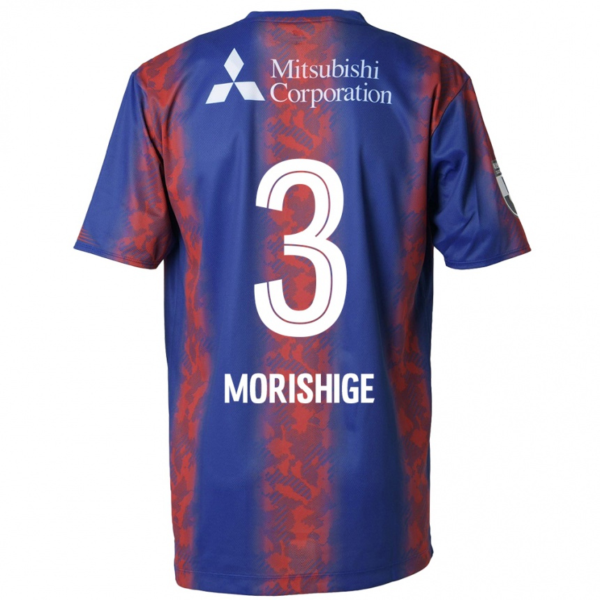 Niño Fútbol Camiseta Masato Morishige #3 Azul Rojo 1ª Equipación 2024/25