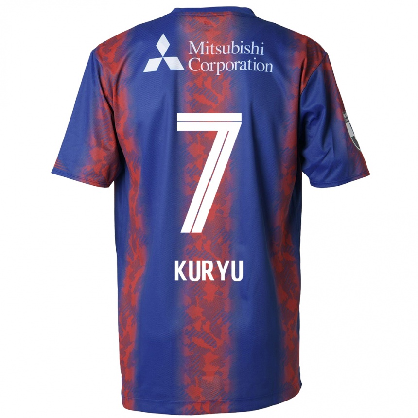 Niño Fútbol Camiseta Kuryu Matsuki #7 Azul Rojo 1ª Equipación 2024/25