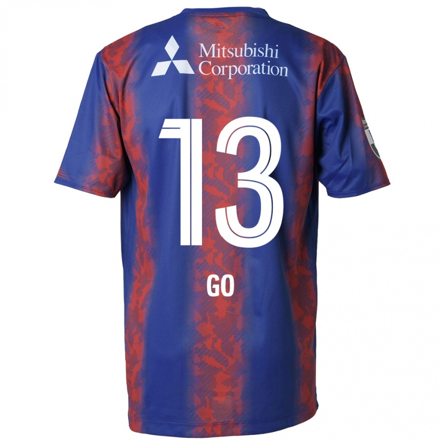 Niño Fútbol Camiseta Go Hatano #13 Azul Rojo 1ª Equipación 2024/25