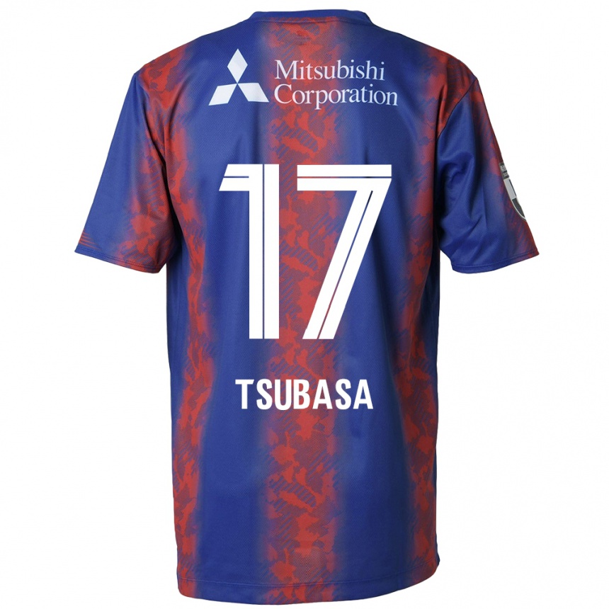 Niño Fútbol Camiseta Tsubasa Terayama #17 Azul Rojo 1ª Equipación 2024/25